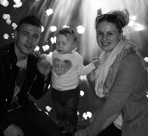 Katarina Kuckova with Juraj Kucka and their daughter